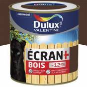 Peinture bois extérieur Ecran+ Bois Dulux Valentine satin brun normandie 0 5L