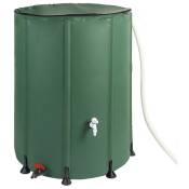 Réservoir / cuve d'eau de pluie pliable Vert 750 Litres