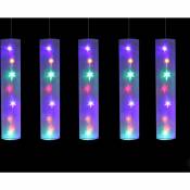 Set de 5 tubes lumineux multicouleur