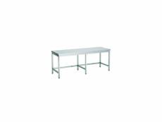 Table inox professionnelle - gamme 800 mm - combisteel - - acier inoxydable2000x800 2000x800x900mm
