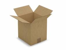 10 cartons d'emballage 23 x 21 x 24 cm - simple cannelure