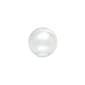 Abat-jour boule en verre transparent 10cm avec ouverture 5cm