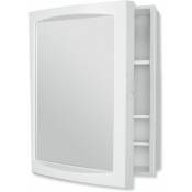 Allibert - Armoire de toilette AIDA 37cm - 1 porte pivotante - blanc mat - Blanc