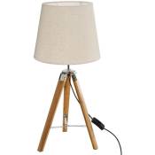 Atmosphera - Lampe trépied Runo bambou H58cm créateur