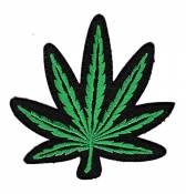 Cannabis feuilles bügelbild patch motif écusson