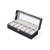 Crea - Watch Box With 6 Compartments Watch Box Storage