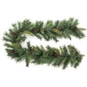 Fééric Lights And Christmas - Guirlande artificielle Sapin Vert avec Pommes de Pin l 180 cm - Feeric Christmas - Vert