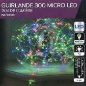Fééric Lights And Christmas - Guirlande copper 300 led multicolores - Multicolore - Multicolore