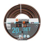 Gardena - Kit complet tuyau d'arrosage ComfortFLEX - Longueur 20m - Ш15mm - Anti noeud et indéformable - Garantie 20 ans (18044-26)