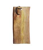 Grande planche en bois de manguier marron