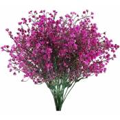 Groofoo - 4pcs Gypsophile Artificielles 7 Branches