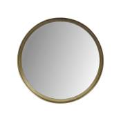 Hsm Collection - Miroir mural rond Large - Antique or 40341 - Vieil or