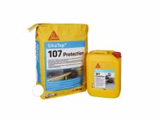 Kit micro-mortier hydraulique sika - sikatop 107 protection - blanc - 25kg 400291