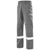 Pantalon avec poches genoux anti-feu atex reflect 260 xl - Gris - Gris - Cepovett