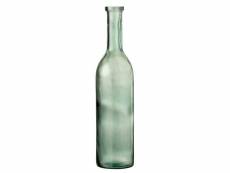 Paris prix - vase design en verre "carafe" 75cm vert
