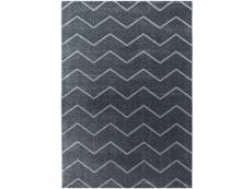 Scandi colors - tapis à chevrons colorés - gris 120 x 170 cm RIO1201704602GREY