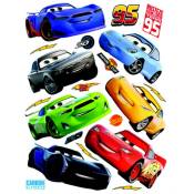 Sticker Disney Cars 7 voitures - 1 planche 65 x 85