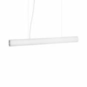 Suspension Vuelta LED Large / L 100 cm - Verre strié - Ferm Living blanc en verre