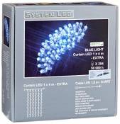 System LED 465-59-14 Extra Rideau lumineux LED Bleu