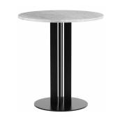 Table haute en marbre 70 cm Scala Cafe Marble - Normann