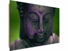 Tableau tête de bouddha violet bois DPA/1-TYK/M_11053/120x80