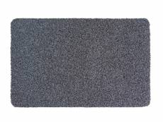Tapis gratte-pieds grattant " téresa graphite" en polypropylène - largeur 50 x longueur 80 cm