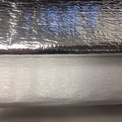 Tissu isotherme - Aluminium - 1,23 m