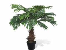 Vidaxl palmier cycus artificiel avec pot 80 cm 241354