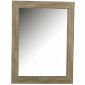 Webmarketpoint - Miroir rectangulaire en bois de noyer cm64x84