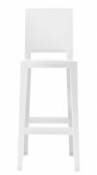 Chaise de bar One more please / H 65cm - Plastique - Kartell blanc en plastique