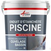 Enduit de Cuvelage Piscine - Enduit Hydrofuge pour étanchéité Piscine et bassin arcacim piscine - 25 kg Gris Arcane Industries Gris