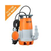 Fuxtec - Pompe de relevage eaux usées FX-TP1350 - 350W débit 7500 litres par heure