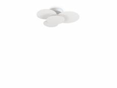 Ideal lux cloud plafonnier décoratif circles blanc 52cm 3000k
