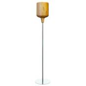 Ledbox - kalix Lampe de sol à Led en bois, blanc chaud