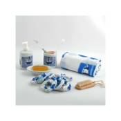 Lot d'accessoires de salle de bain bateaux Bleu & Blanc MSV Bleu