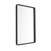 Miroir noir rectangulaire Norm - Menu