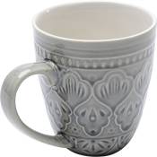 Mugs Sicilia Mandala gris set de 4 Kare Design