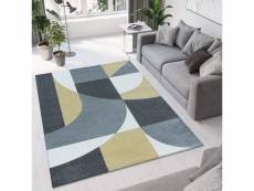 Picasso - tapis géométrique - jaune & gris 140 x 200 cm EFOR1402003711YELLOW