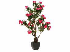 Plante artificielle azalia, couleur rose, 81 cm