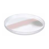Plat de service 35 cm Rose & Gris Pigmento - Nude Glass