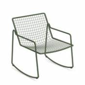 Rocking chair Rio R50 / Métal - Emu vert en métal
