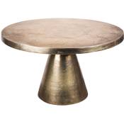 Table Passion - Table ronde Chloé or 69x42 cm - Or