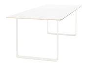Table rectangulaire 70-70 / 170 x 85 cm - Contreplaqué - Muuto blanc en métal