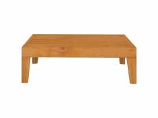 Vidaxl table de jardin 68,5x68,5x24 cm bois d'acacia