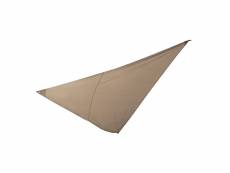 Voile d'ombrage 4x4x4m taupe