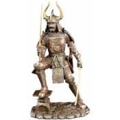Zen Et Ethnique - Statue Samurai Art aspect bronze