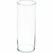 Atmosphera - Vase cylindrique en verre - h 40 cm -