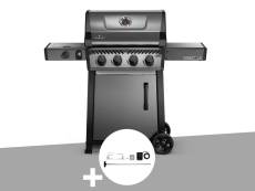 Barbecue à gaz Napoleon Freestyle F425SIB - 4 brûleurs + Sizzle Zone + Kit rÃ´tissoire