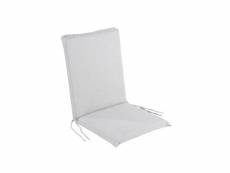 Coussin pour chaise de jardin inclinable standard olefin gris clair, 92x42x4cm Z76992546