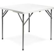 Dripex - Table de jardin pliante carrée, table de